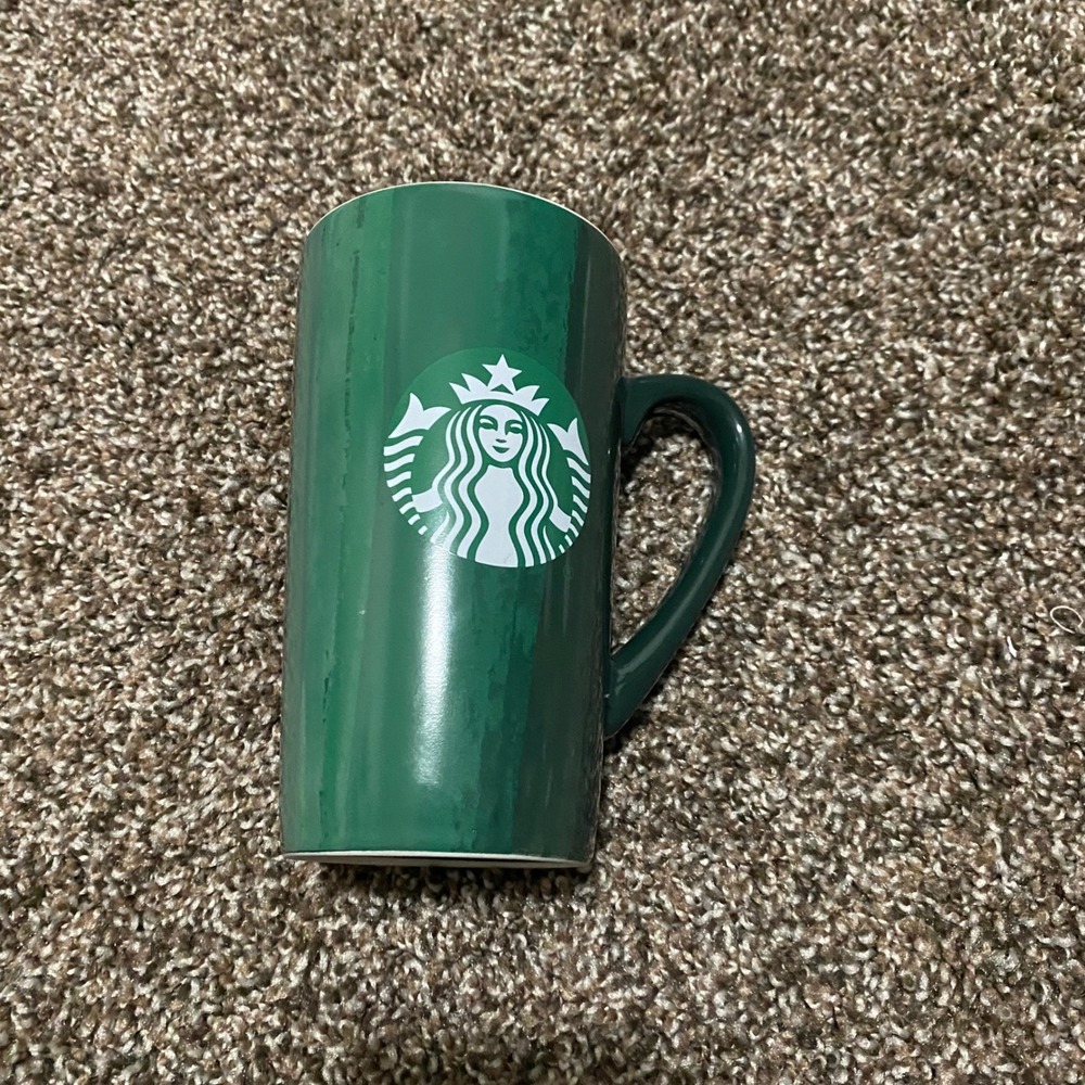 Starbucks 2021‎ Tall Green Red Purple Ombre Mug 16 oz Microwave Dishwasher Safe